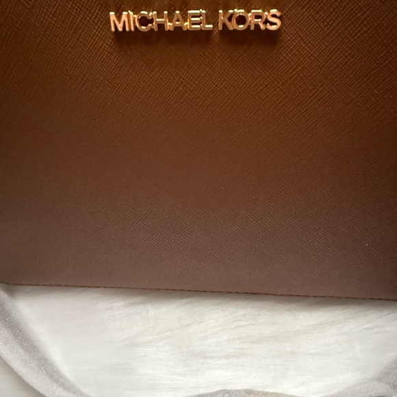 Michael Kors Brown Leather Crossbody - Picture 1 of 5
